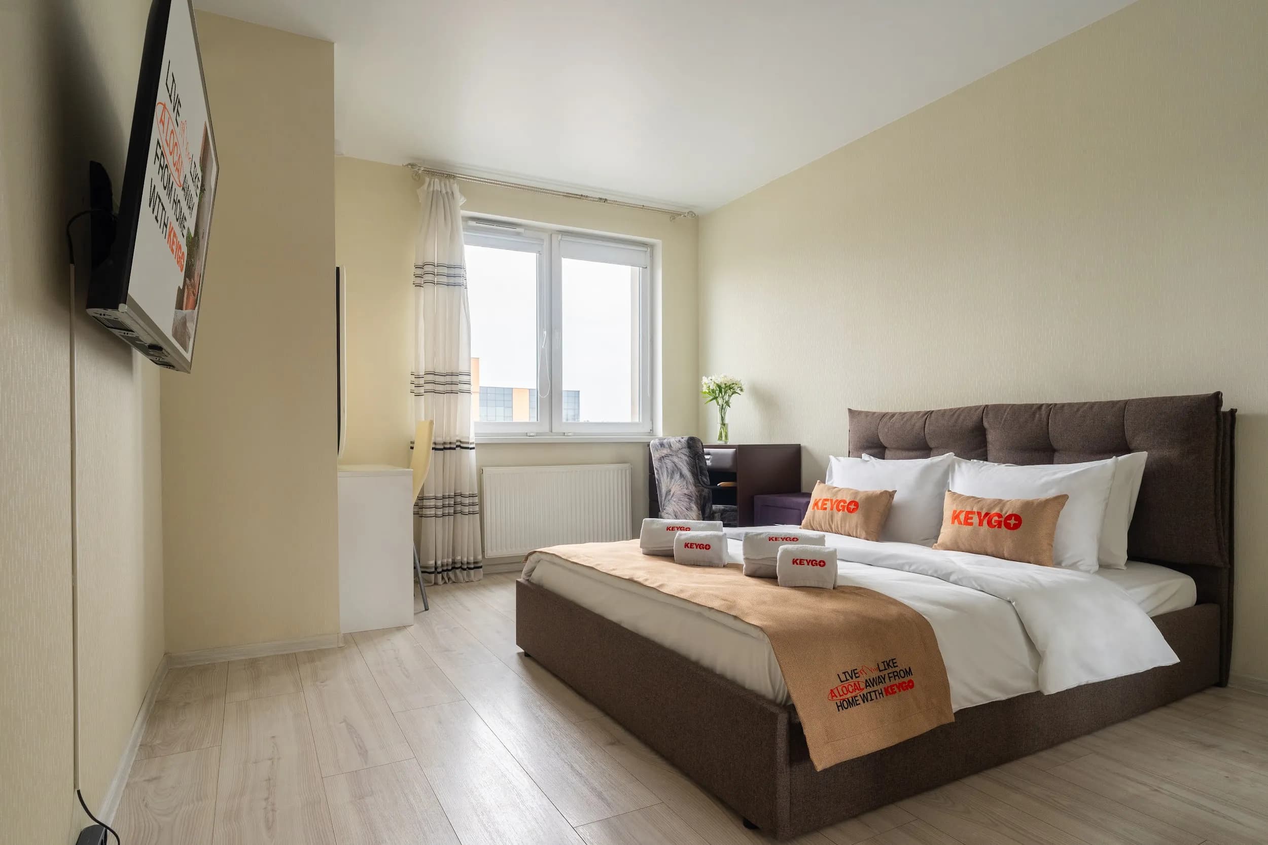 KeyGo #1007 | 1 Спальня | Рядом с метро Окружная