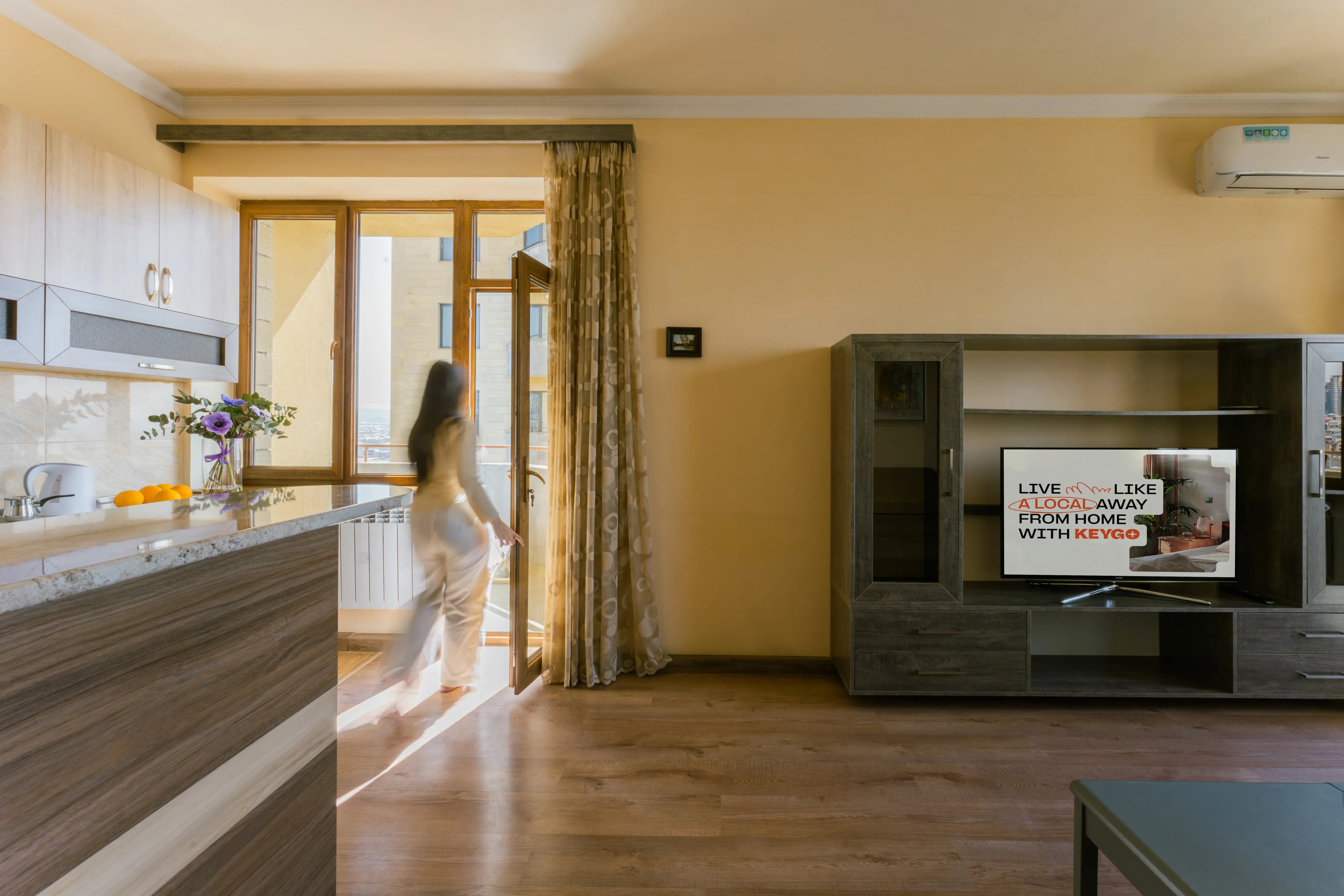 1BR/Double Balcony/Sunset View/Self checkin photo 8