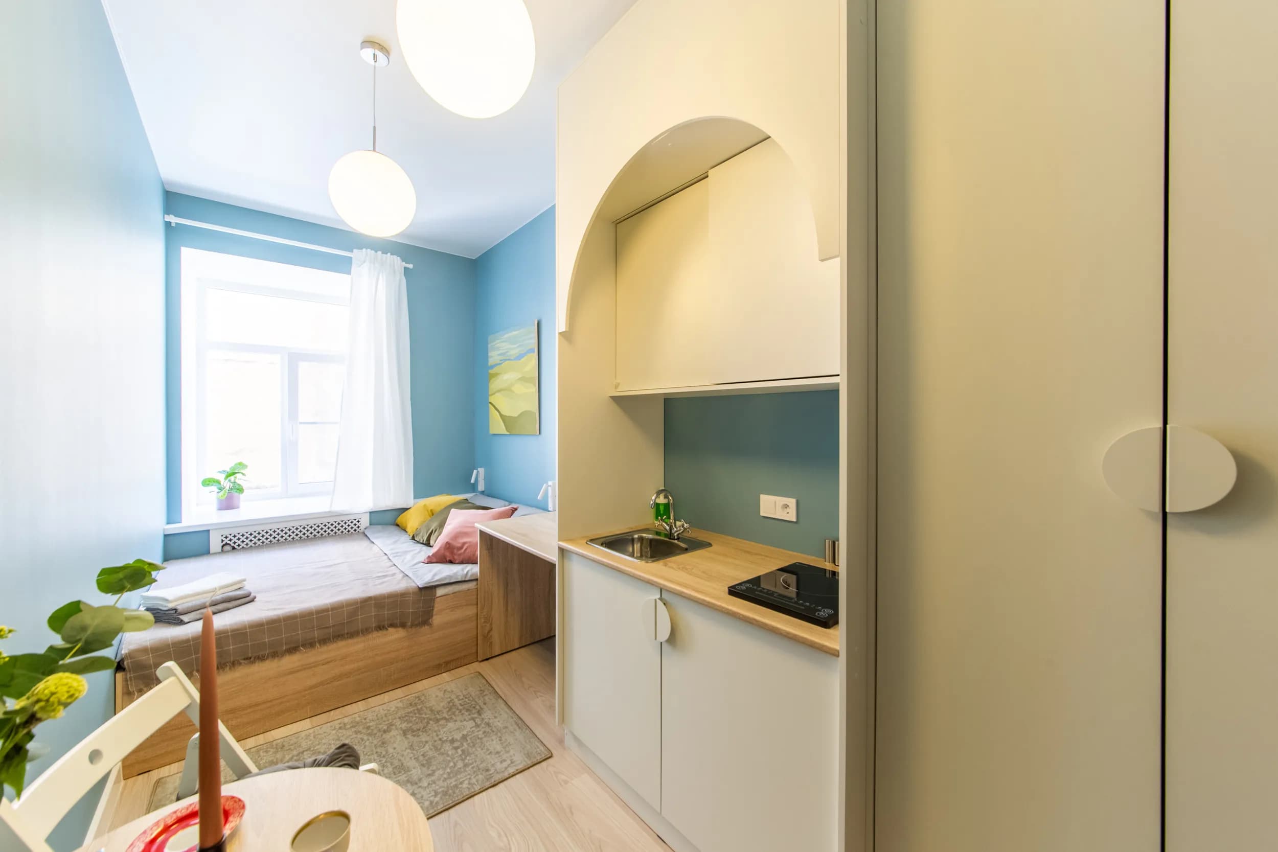 Co-living KeyGo #2028 на Васильевском острове в Санкт-Петербурге.