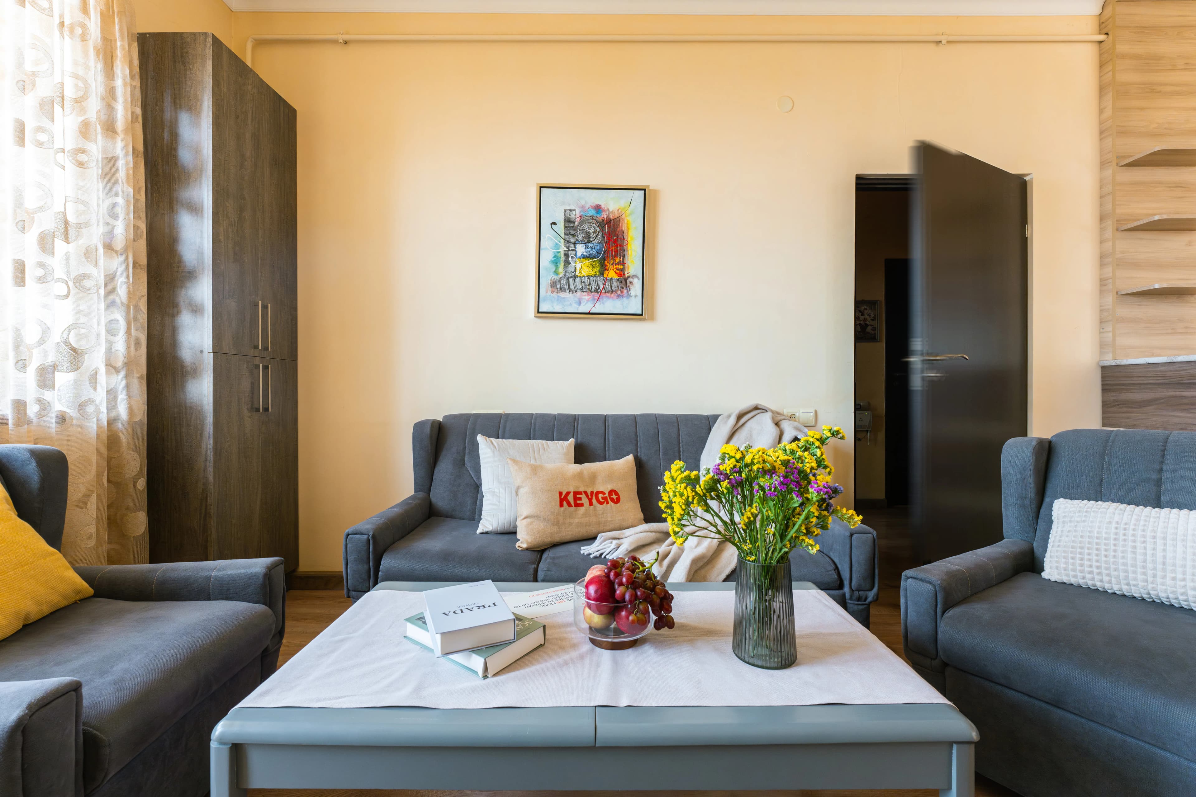 1BR/Double Balcony/Sunset View/Self checkin