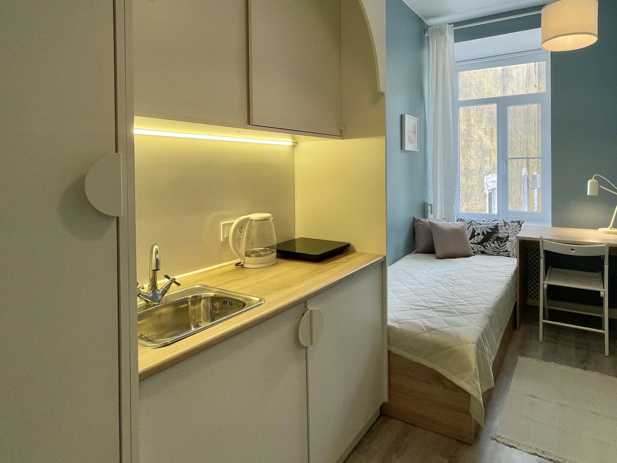 Co-living KeyGo #2021 на Васильевском острове в Санкт-Петербурге.